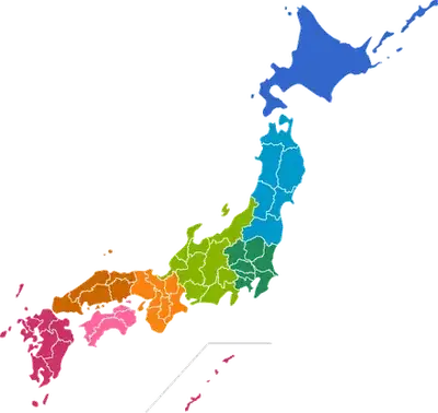 日本全国エリアマップ
